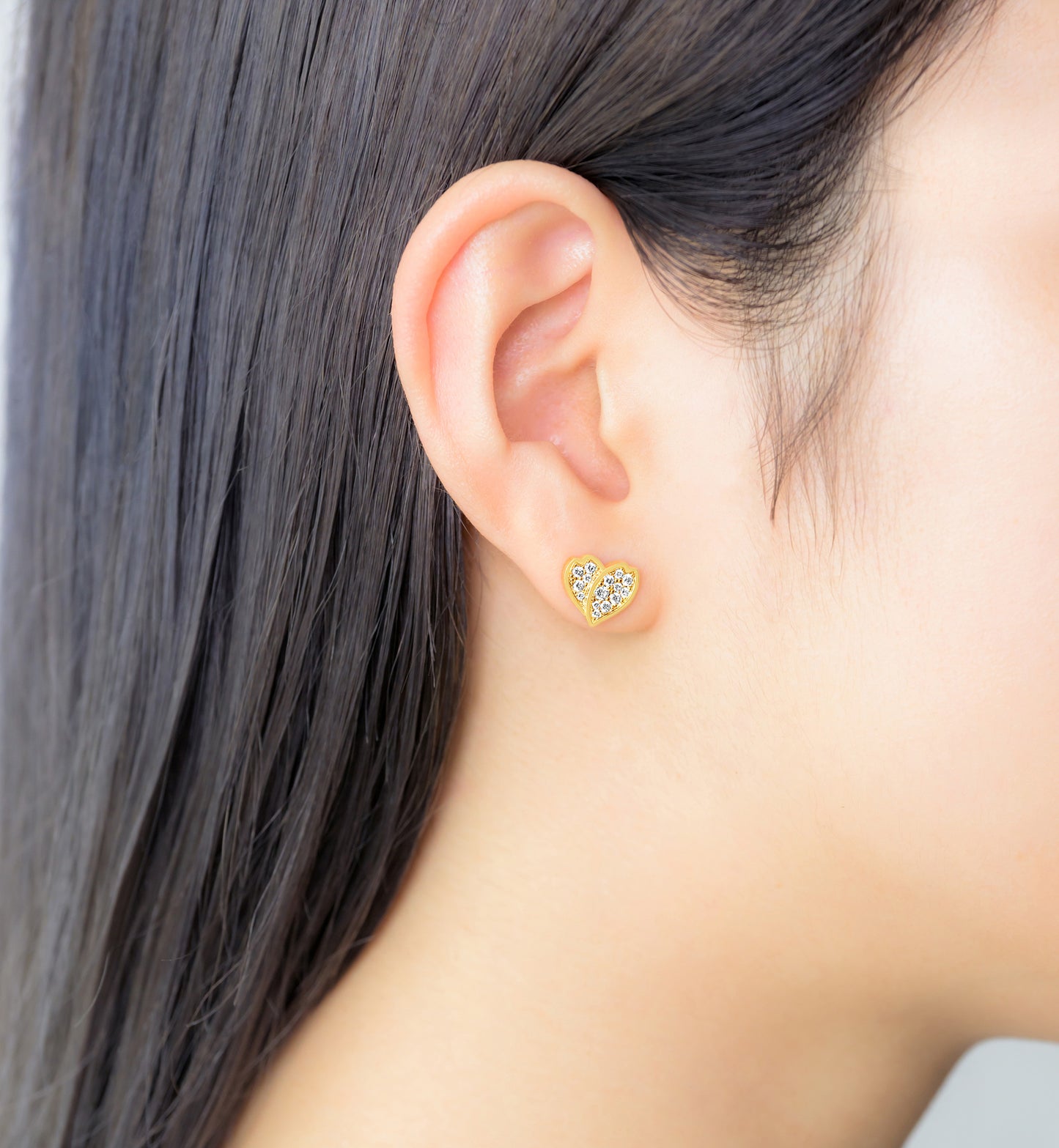 FAUNA HEART EARRINGS STUD