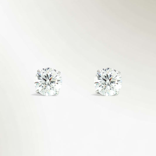 SIRIUS SOLITAIRE PIERCED EARRINGS 2.0ct