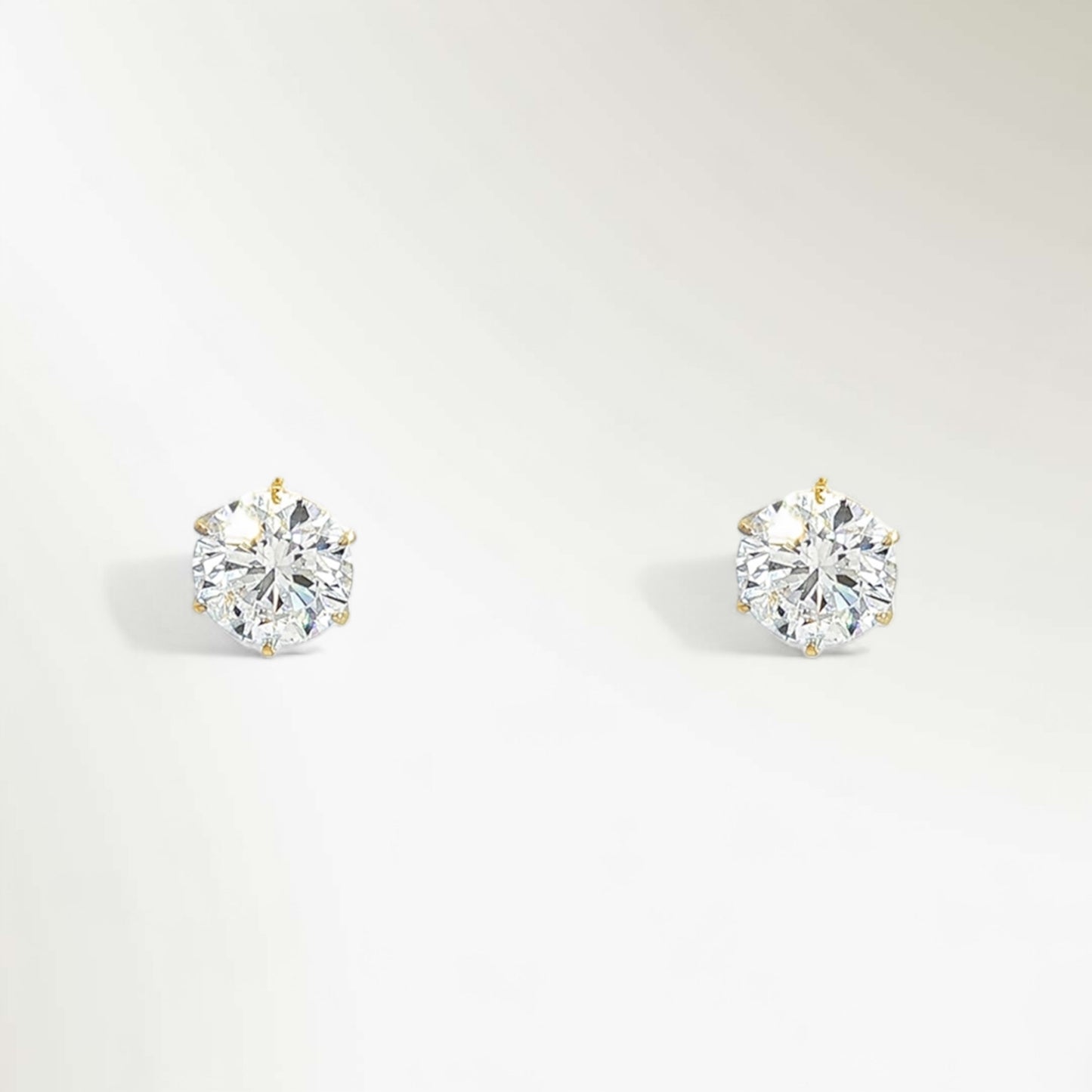 SIRIUS SOLITAIRE PIERCED EARRINGS 2.0ct
