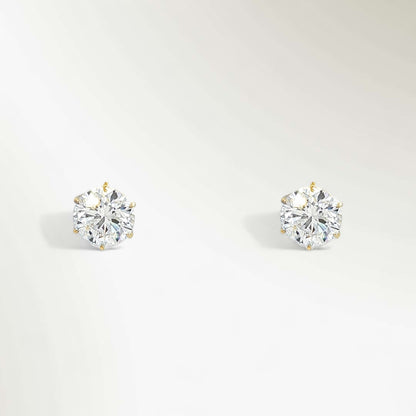 SIRIUS SOLITAIRE PIERCED EARRINGS 2.0ct