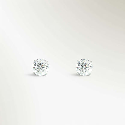 SIRIUS SOLITAIRE PIERCED EARRINGS 1.0ct