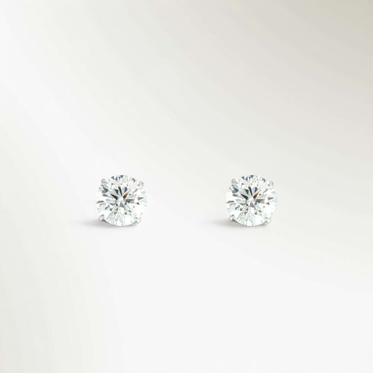 SIRIUS SOLITAIRE PIERCED EARRINGS 1.0ct