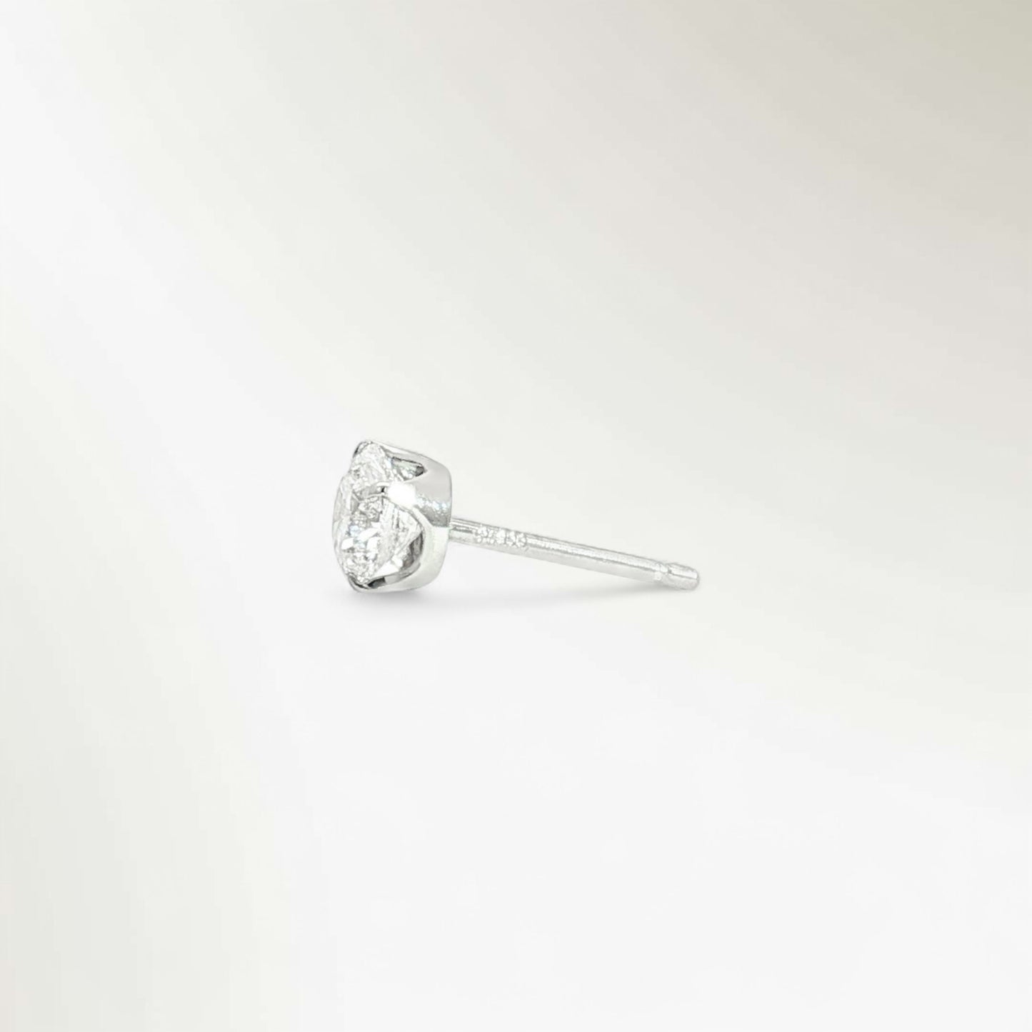 SIRIUS SOLITAIRE PIERCED EARRINGS 1.0ct