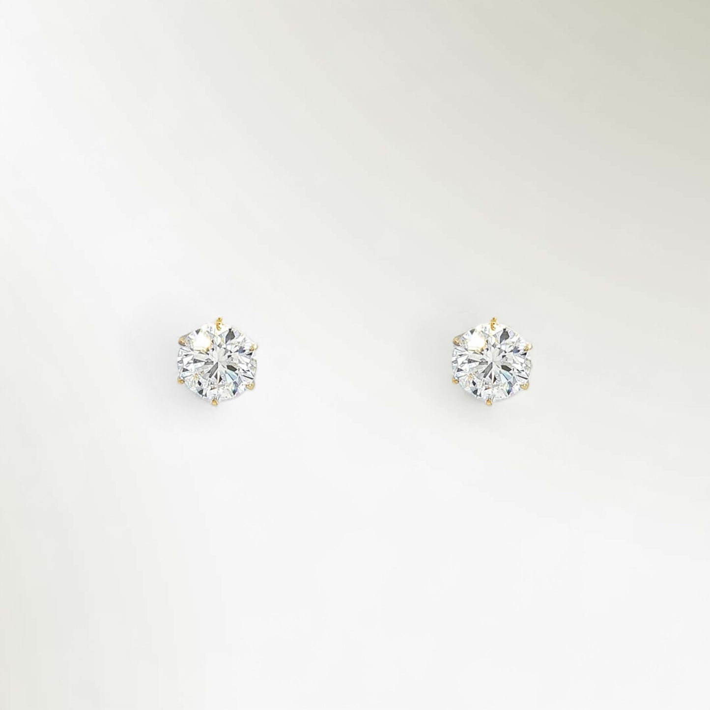 SIRIUS SOLITAIRE PIERCED EARRINGS 1.0ct