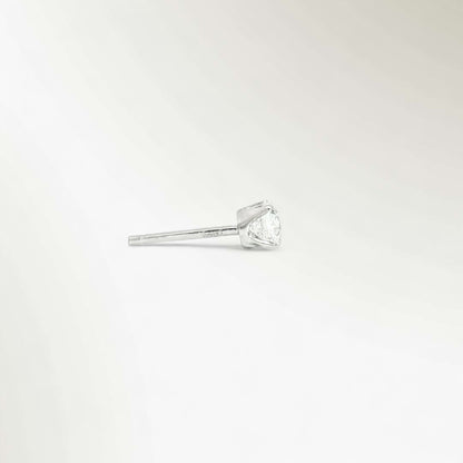 SIRIUS SOLITAIRE PIERCED EARRINGS 0.6ct