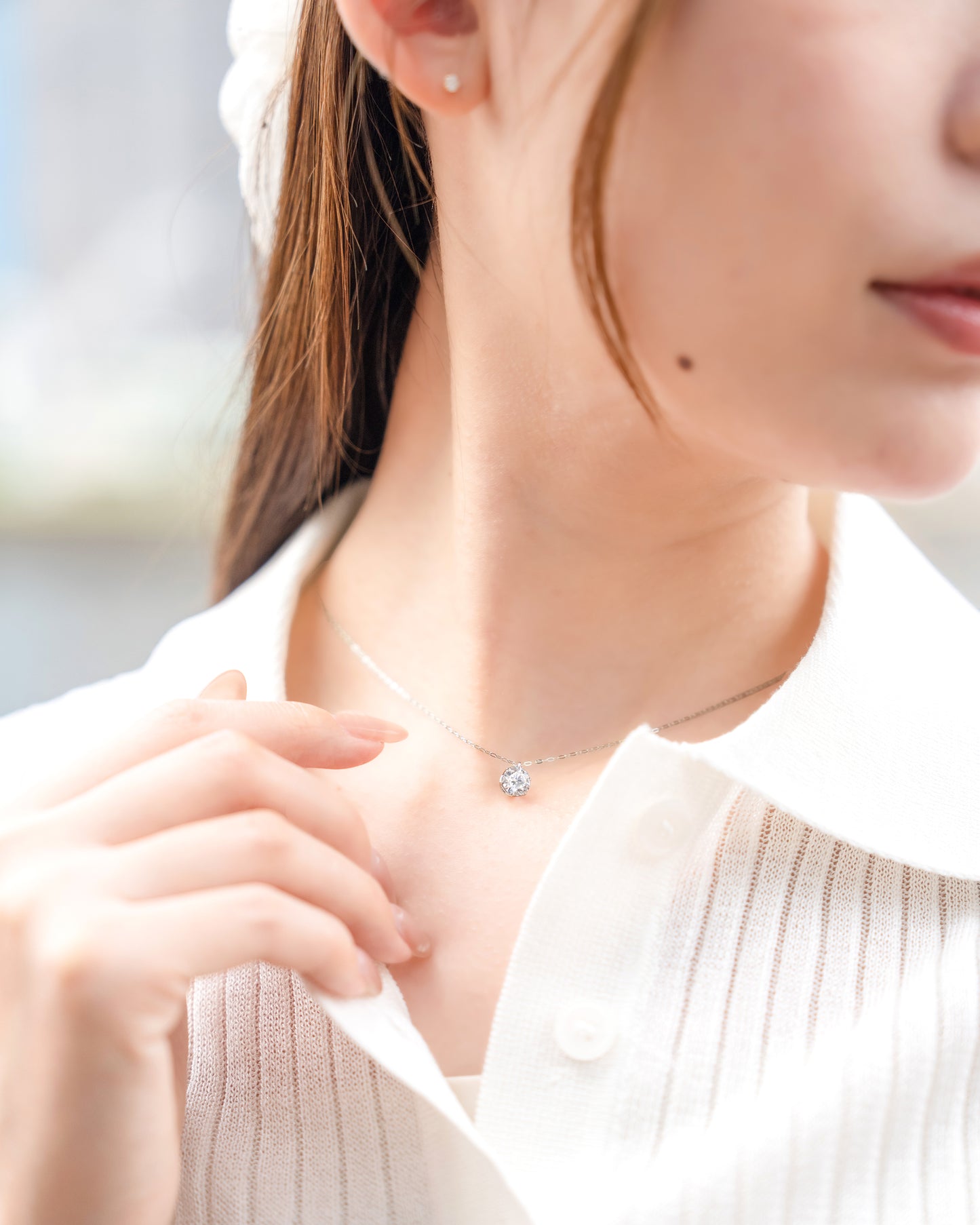 SIRIUS SOLITAIRE NECKLACE 1.0ct