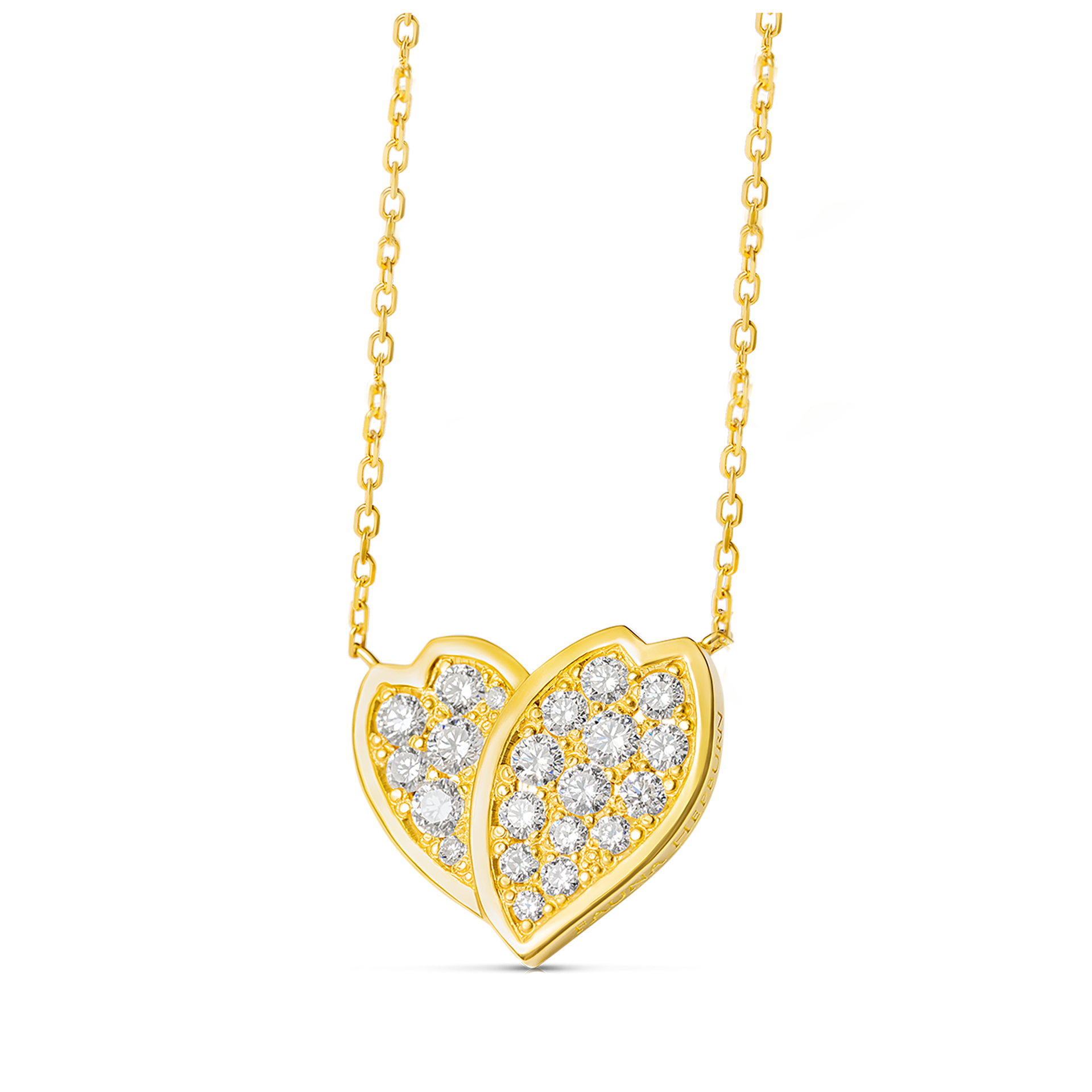 TEMPLE OF THE SUN◆ Silph 18K ハート ネックレス ダイヤモンド TEMPLE OF THE SUN/テンプルオブザサン】コインダイヤネックレス