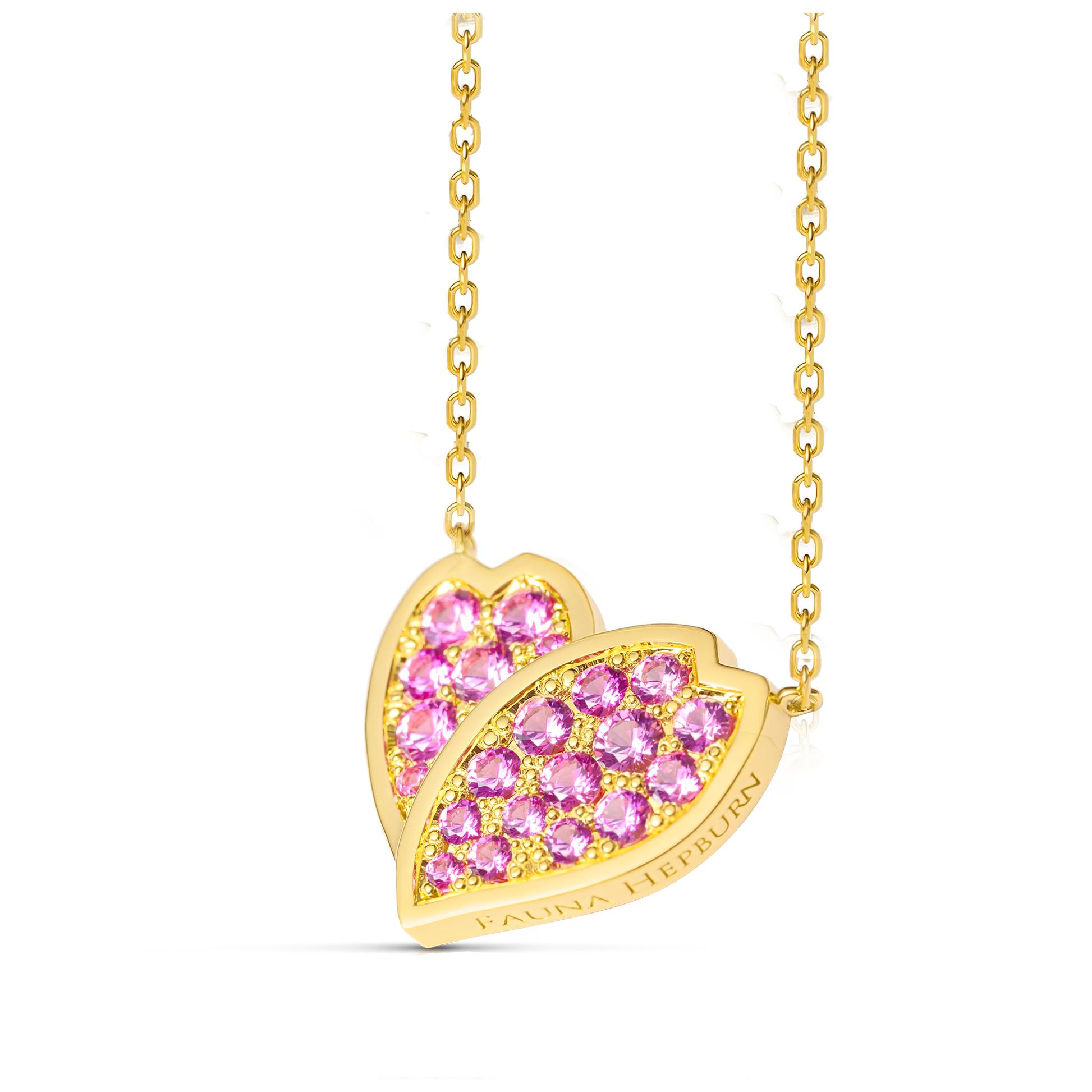 K18WG 天然ピンクサファイア 0.40ct ネックレス ヴィーナス K18WG 天然ピンクサファイア 0.40ct ネックレス ヴィーナス