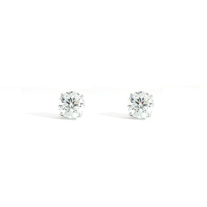 SIRIUS SOLITAIRE PIERCED EARRINGS 1.0ct