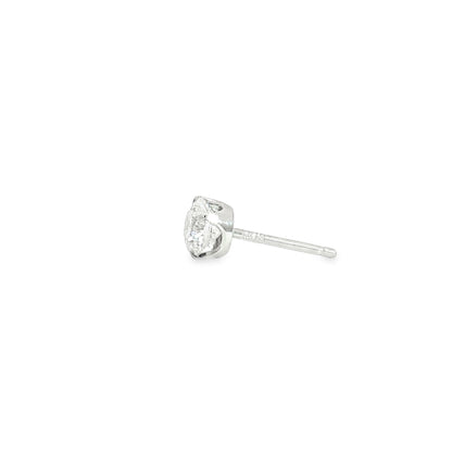 SIRIUS SOLITAIRE PIERCED EARRINGS 1.0ct