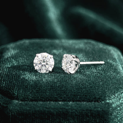 1.0ct SIRIUS SOLITAIRE PIERCED EARRINGS | PRELUDE