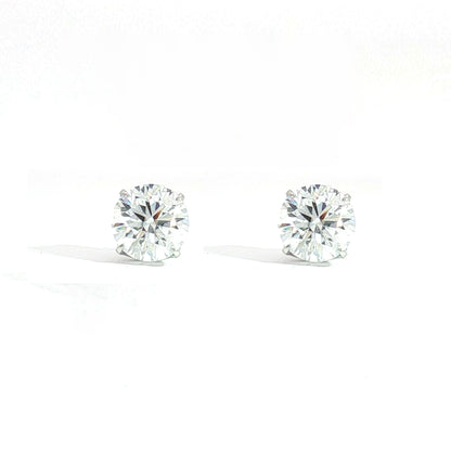 SIRIUS SOLITAIRE PIERCED EARRINGS 2.0ct