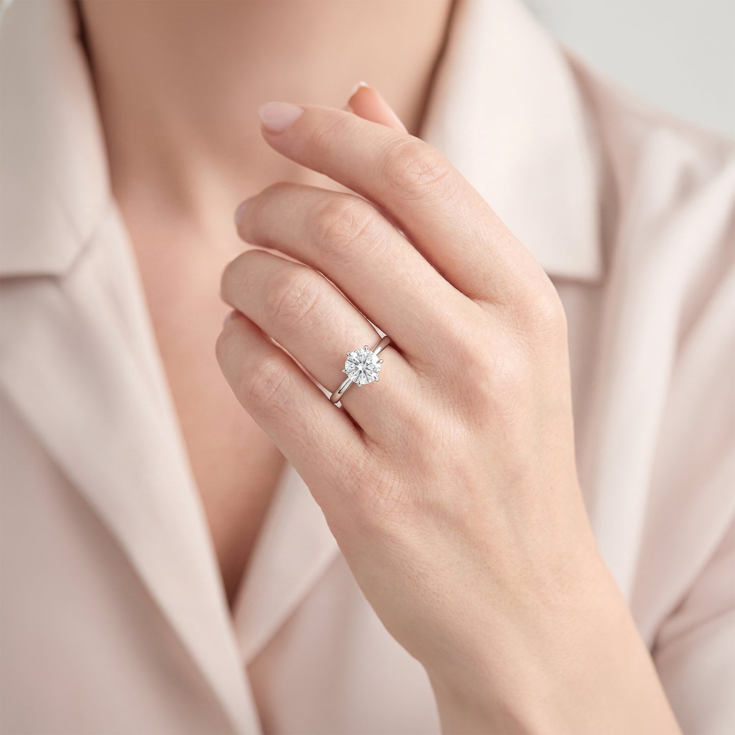 Fauna Heart Fairy Sakura Diamond Necklace