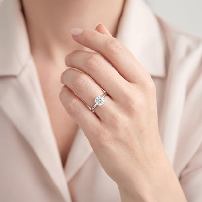 Fauna Heart Fairy Sakura Diamond Necklace