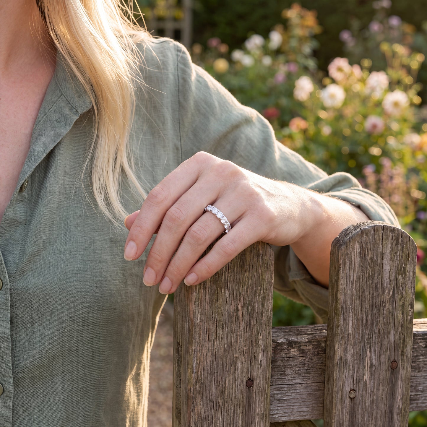 1.2ct CAPERA ETERNITY RING | PRELUDE