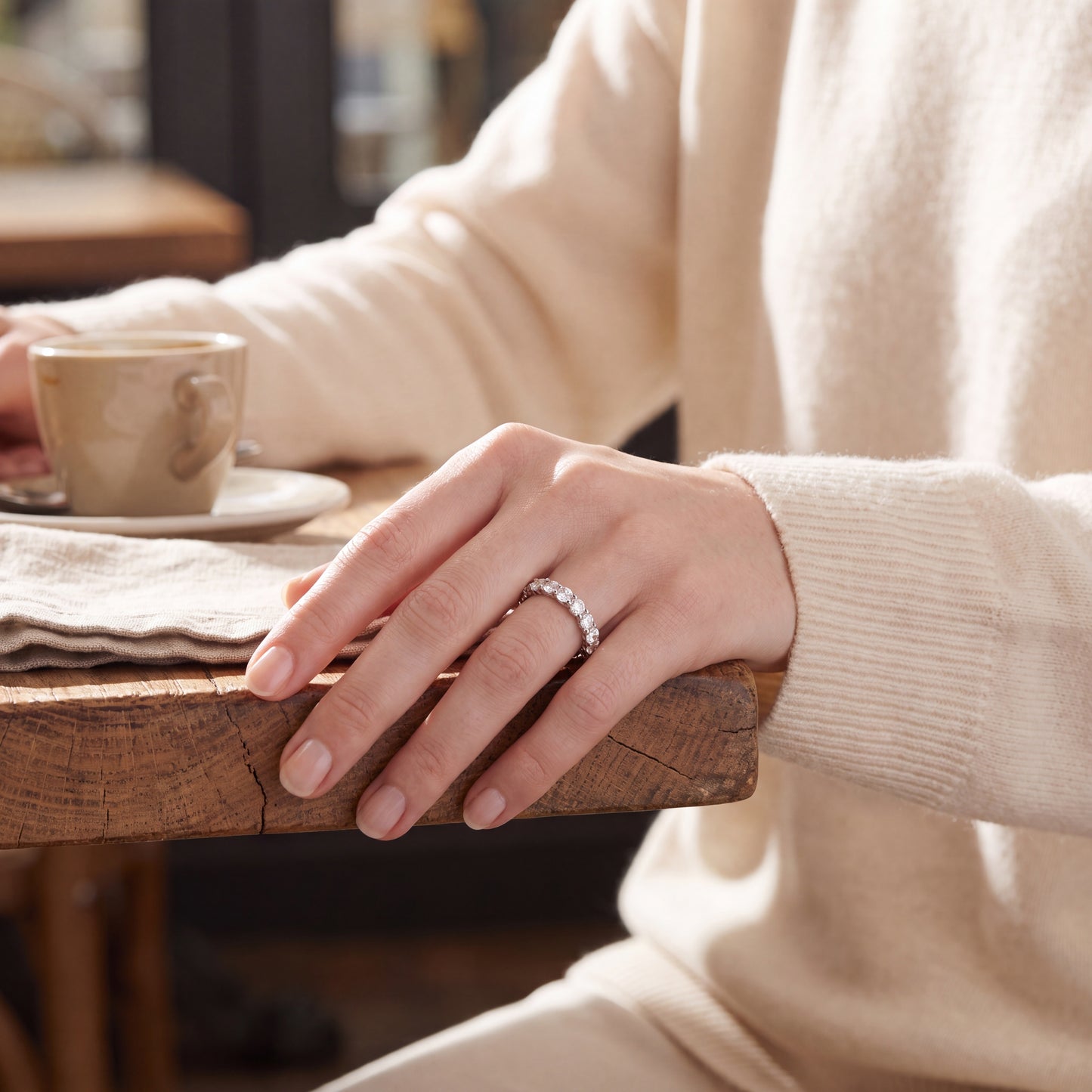 1.2ct CAPERA ETERNITY RING | PRELUDE