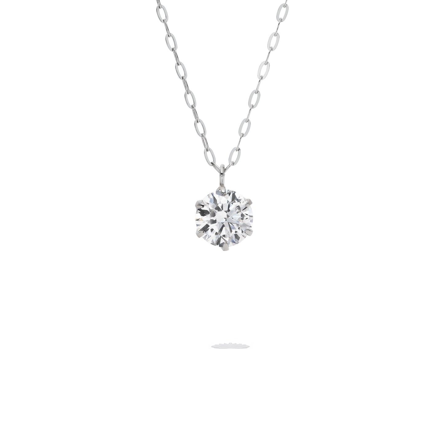 collier de diamants coeur faune