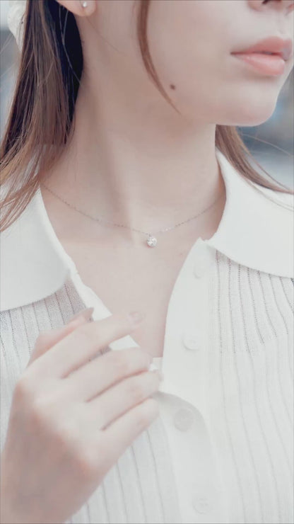 SIRIUS SOLITAIRE NECKLACE 1.0ct